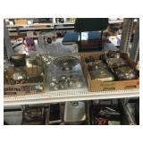 Assorted Plated Items. Flatware, Napkin Holders