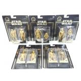 5 Star Wars skywalker action figure packs.