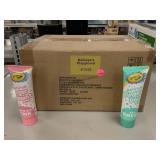 New Case Crayola Pastel Fingerpaints. (45 Packs