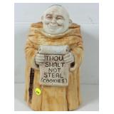 Monk Cookie Jar, ceramic
