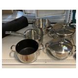 Assorted cookware. Cooks Essentials and T-Fal