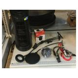 Hunter Tower Fan, Rechargeable Electric air pump,