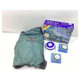 Expanding duffle bag, curtain light set, travel