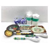 Juice squeezers, small metal trays, serving and