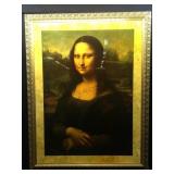 Huge Mona Lisa Framed Print. 68x53