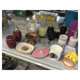 Bathroom Sets, Candle Holders, and More.