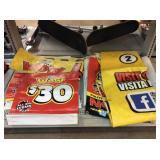Assorted Canvas Store Banners. Various Sizes.