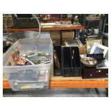 Assorted books/magazines, Magazine holders,