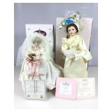 2 Ashton Drake collector dolls.