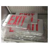 7 NEW EXIT SIGNS.