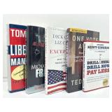 Political books. Some signed/dedicated
