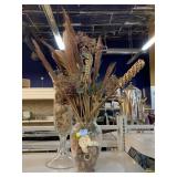 2 Decorative Vases with Flowers and More.