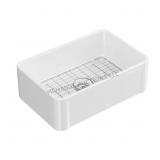 NOS EriDanus Kitchen Sink White Ceramic 30 in.