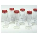 Vtg champagne glasses  or flute