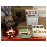 Large Decor Plates, Bar Glasses, Christmas Decor,