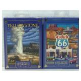 2 Sealed new playing card decks. Boardwalk