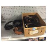 Assorted Belts. Some Leather.