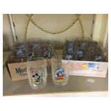 Collectible Disney McDonalds Glasses.