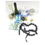 Figurine, s&p shakers, assorted collectibles and