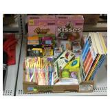 Kids art supplies. Crayola crayons, paint