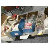 Assorted Collectible Dolls with Boxes.