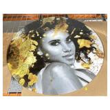 "Beautiful Woman" Frameless Free Floating