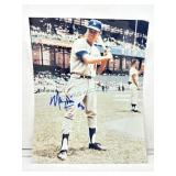 Maury wills autographed picture