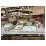 Large Jar, Dishes, Cups, and More.