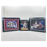 Mixed autographed lot in frames