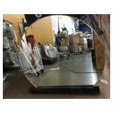 Round dresser top mirror, 42in