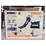 Worx Trivac. Blow-Mulch-Vac in box.
