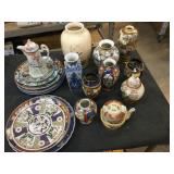 Decorative Vases, Plates, and Platters.