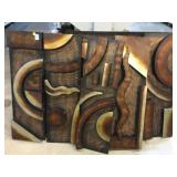 Metal wall art. Approx 31x35.