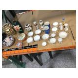 Assorted Tea cups, vases, bowls and more. Some