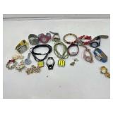 Watches and more. Assorted fashion costume