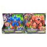 NIP Marvel action figures, Mech Strike Monster