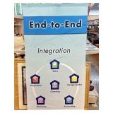 Skyline banner display stand.