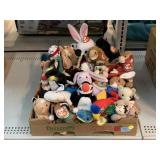 Collection of TY Beanie Babies.