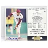 Steve Carlton autographed picture