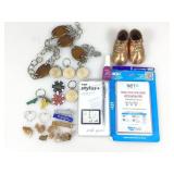 Fashion belt, stylus pen, plated baby shoes and