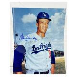 Muary wills autographed picture