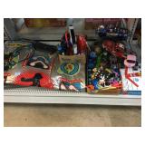 Game System Mats (2), Nerf Guns, and Assorted