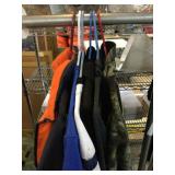 Broncos Jacket Size M and Sweaters.