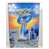 Super Bowl xiv framed poster