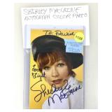Shirley MacLaine Signed dedicated color photo.