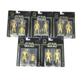 5 Star Wars skywalker action figure packs.