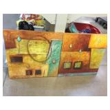 Wall Hanging Art. Approx. 27x27x1.5 inches each.