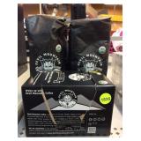 NIB Devil Mountain Black Label Coffee and Pods.