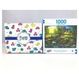 Geyiie Toys, crane & front loader & puzzle,