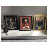 Ronald Reagan and John Paul II Framed